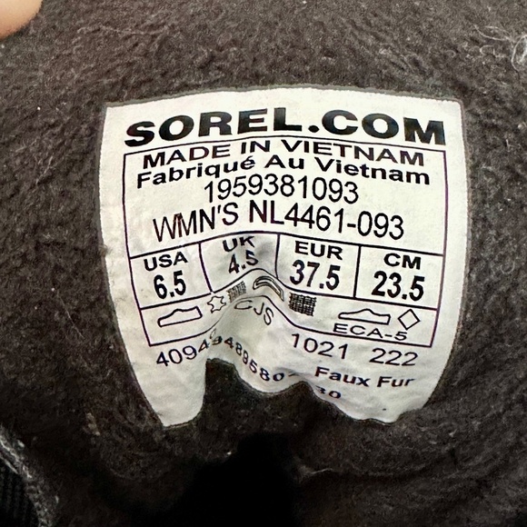 Sorel womens Explorer™ Ii Joan - Color: Jet/Vapor - Size:6.5 - Picture 5 of 6